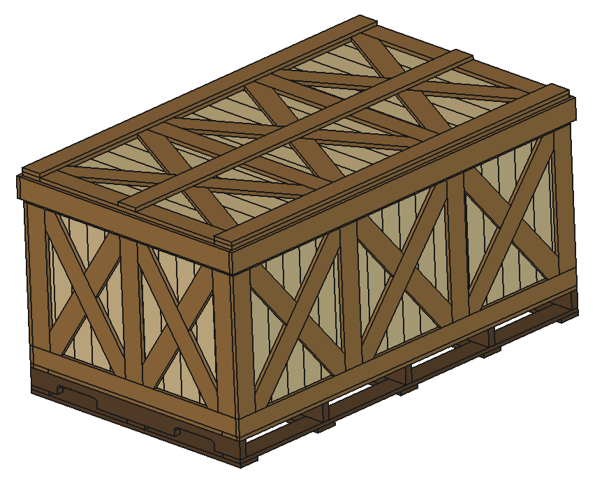 Heavy Industrial Transport — axonometric render