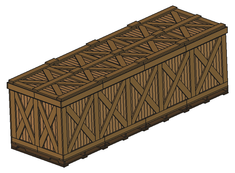 Leviathan Long Hauler — axonometric render