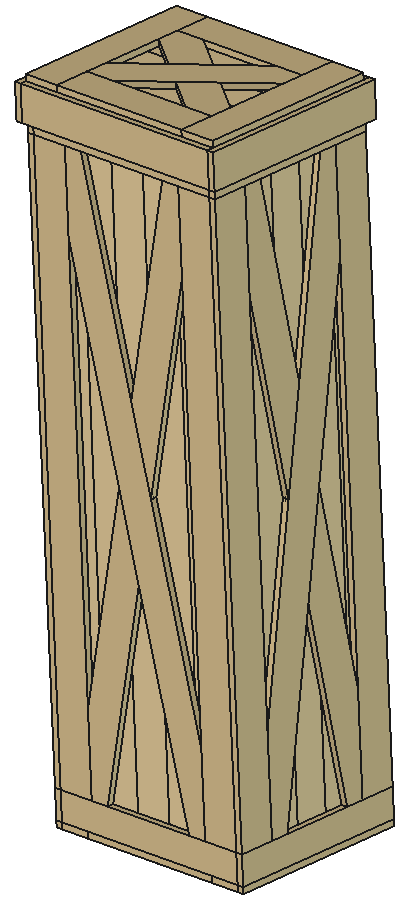 Safehouse Tall Cabinet — axonometric render