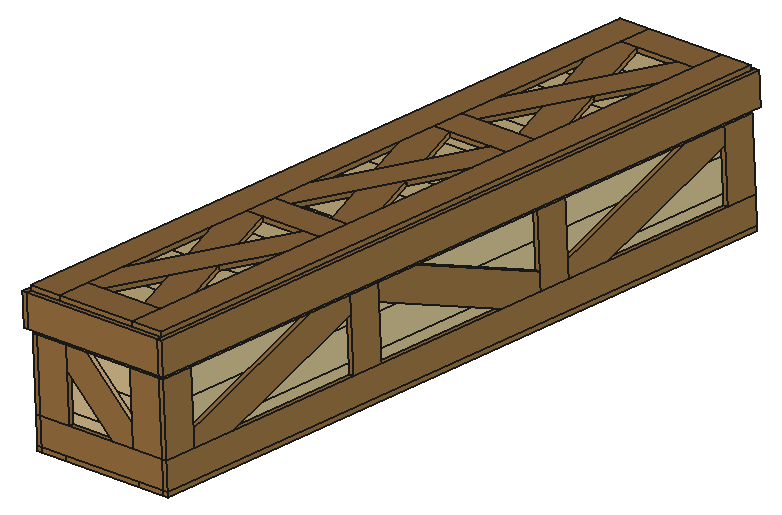 Time Capsule Artifact — axonometric render