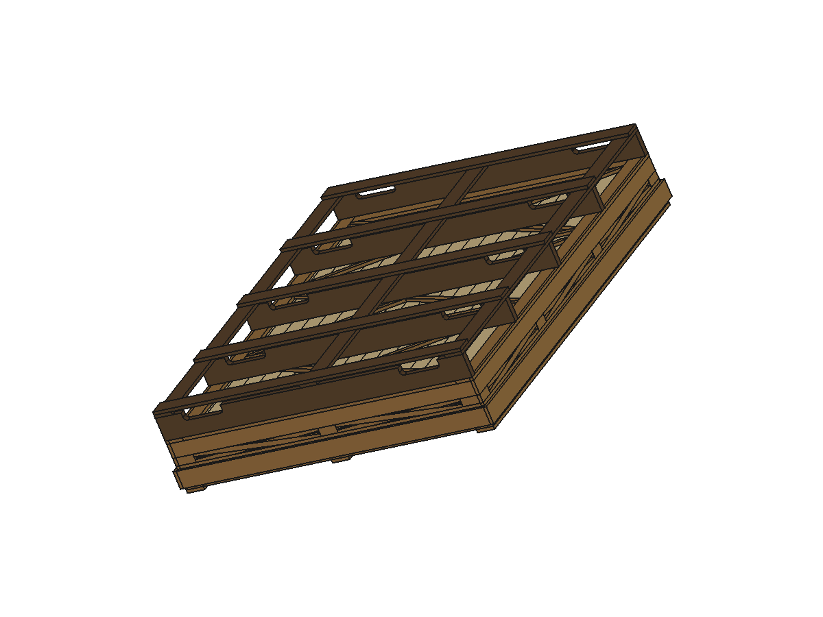 Bottom axonometric detail