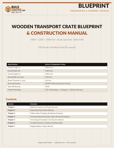 Scrap material blueprint cover
