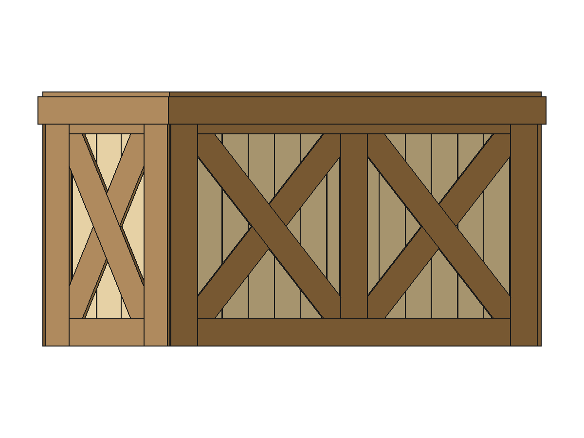 Coffin front elevation render