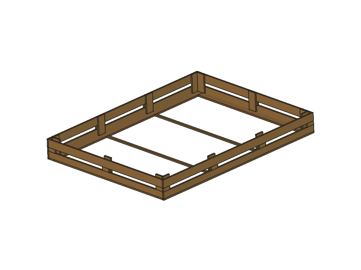 Frame axonometric detail