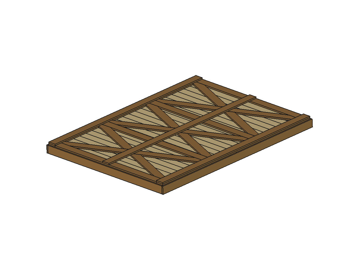 Lid axonometric detail